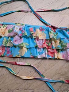 floral  combo Of Four Imported Fabric Bra N Panty