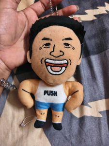 Funny Face Plush Keychain