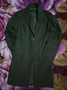 RARE VINTAGE LONGLINE STRIPPED BLAZER