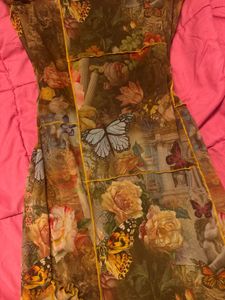 Vintage floral Butterfly Dress
