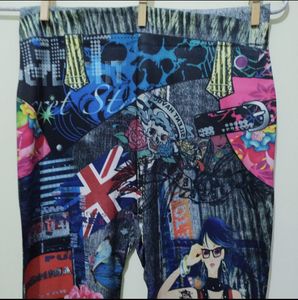 ColorFuel multicolour floral printed legging jegging
