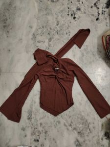 Stylish Ruched Front Top