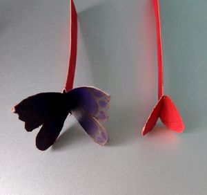 Butterfly &amp; Heart Bookmarks