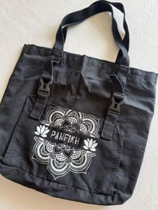 Black Canvas Tote Bag