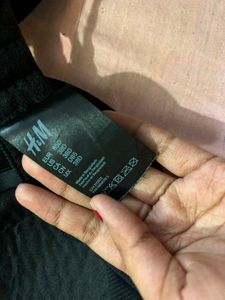 Black Ribbed Push-Up Bra