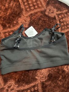 Comfortable Sports Bra 2-Pack white and black