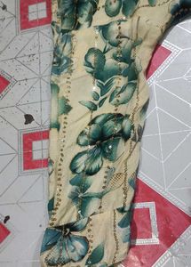 beautiful green colour gown
