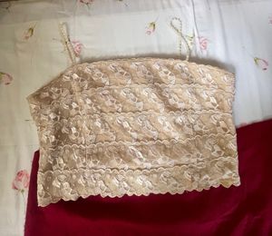 Elegant Lace Crop Blouse