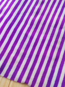 Wet-Free Baby Sheet – Purple &amp; White (21x28 inch)