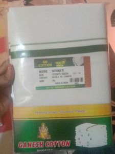 new Ganesh Cotton Dhotis Set