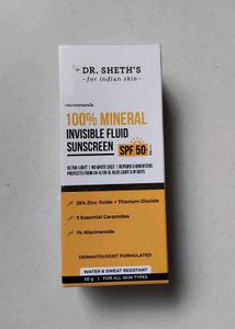 Dr. Sheth's Mineral Sunscreen SPF 50