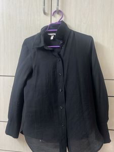 Classic Black Button-Up Shirt