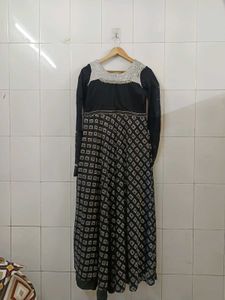 Elegant Black Ethnic Gown