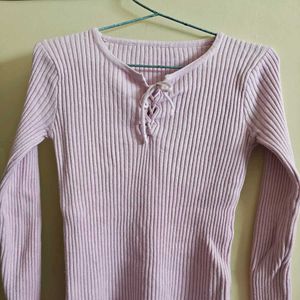 Cute Pink Knot Top