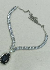 Elegant Necklace &amp; Hoop Earring Set