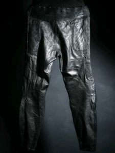 Black Leather Motorcycle Pants