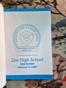 Zee High School Almanac (School Diary)