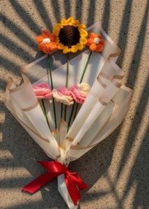Crochet Flower Bouquet