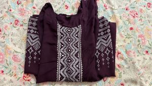 Elegant Purple Kurta