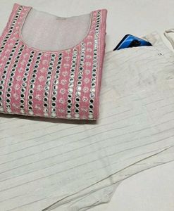 Pink Kurti Trouser