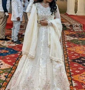 White Embellished Lehenga Choli
