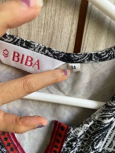Stylish Printed Biba Kurta