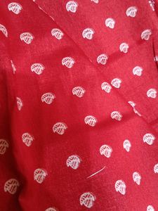 Beautiful Orange &amp; Red and golden Saree