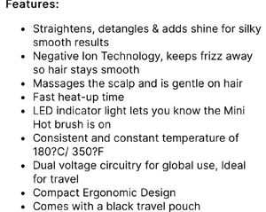 Corioliss Travel Hot Brush 🔥 🤩🤩