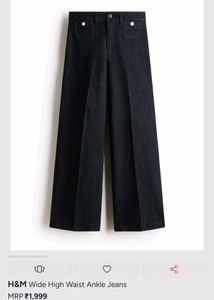 Dark Wash Wide Leg Jeans