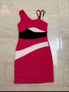 Vibrant Pink Bodycon Dress