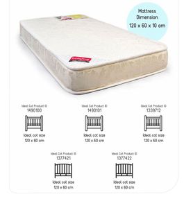 babyhug branded baby mattress (high density foam)