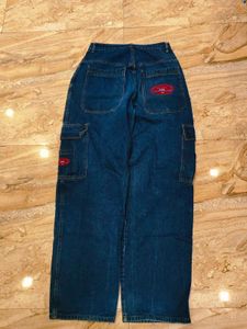 Vintage Wide Leg Cargo Unisex Jeans