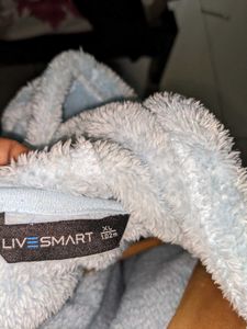 Fluffy Blue Hoodie