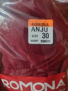 Maroon Comfort non padded Bra