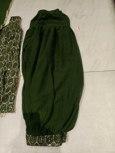 Elegant Green Sequin Salwar Suit