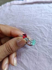 Elegant Oval Gemstone Ring
