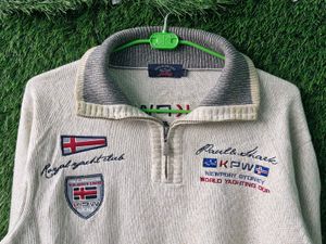 HALF ZIP UP SWEATER