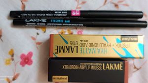 Lakme Eyeconic Kajal & Lipsticks