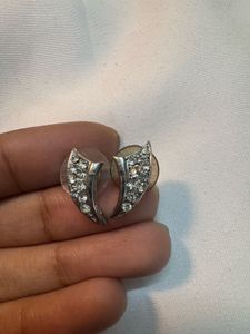 Sparkling angel wings Stud Earrings