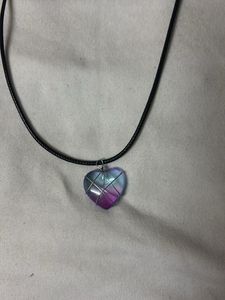 Heart Shaped Crystal Necklace