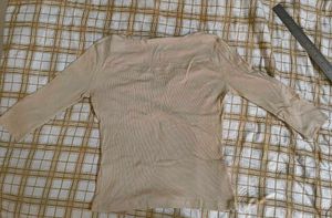 Women's Beige Floral Print Top