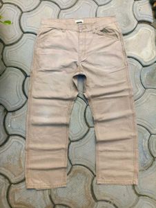 Men's Beige Cargo Pants