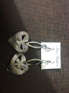 Heart Shaped Dangle Earrings