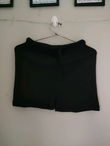 Black Casual Shorts