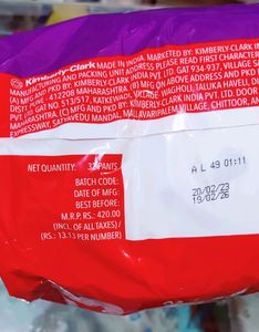 HUGGIES COMPLETE COMFORT BABY DIAPER LARGE SIZE 32PC PACK