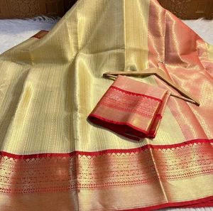 New Without Tag- Banarasi Tissue Silk Saree