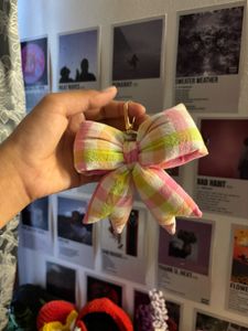 bow keychain charm for your bag