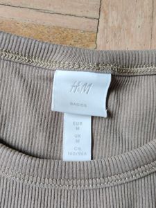 H&amp;M Khaki Top