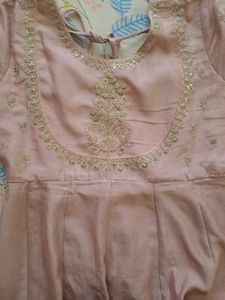 Pink Anarkali Set