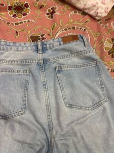 Light Wash Wide Leg Jeans